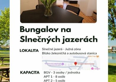 Ubytovanie pre zamestnancov - Slnečné jazerá